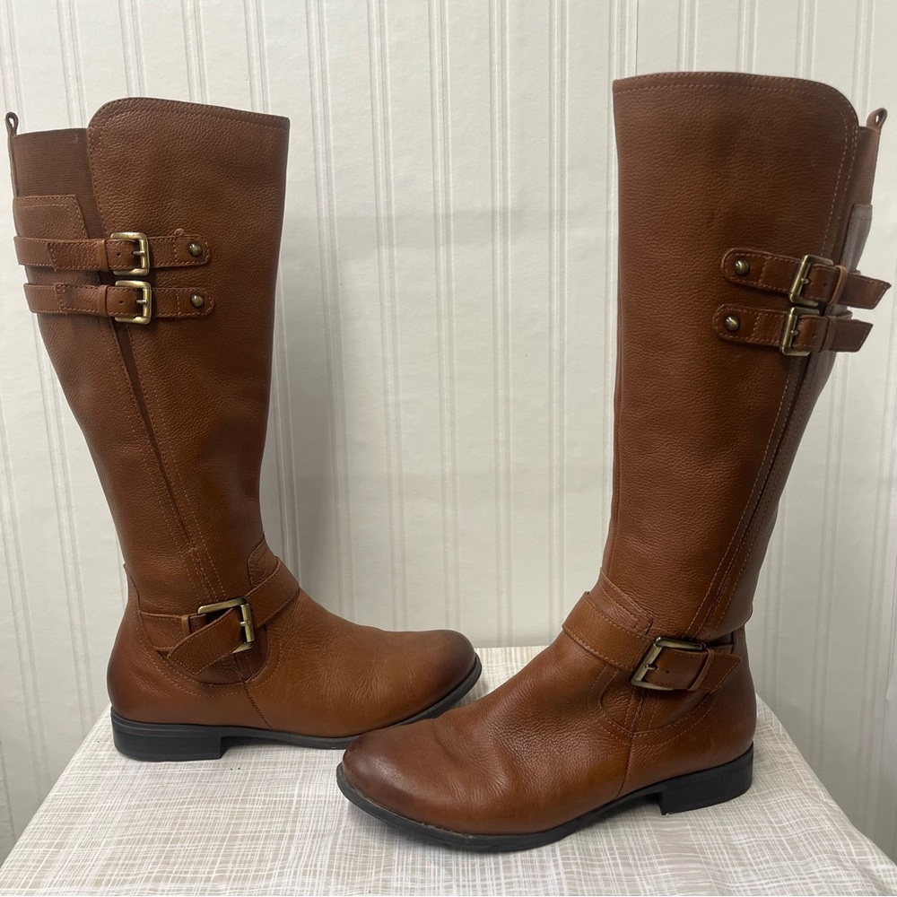 Naturalizer Tan to the Knee Boots